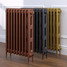 CI-RK760-09-TH - Rook 2 Column Victorian Cast Iron Radiator H760mm x W2386mm CI-RK760-09-TH - Rook 2 Column Victorian Cast Iron Radiator H760mm x W2386mm